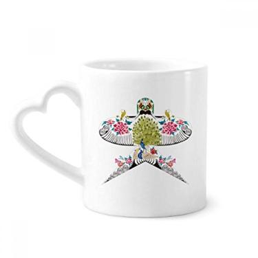 Imagem de Kite Cultura Chinesa Caneca Padrão Tradicional Café Cerâmica Copo Coração Vidro