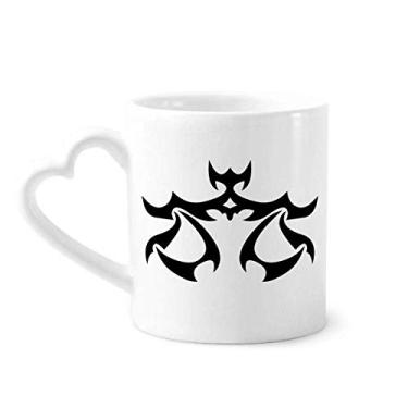 Imagem de Caneca Constelação Libra Signo do Zodíaco Caneca Café Cerâmica Copo de Coração de Vidro