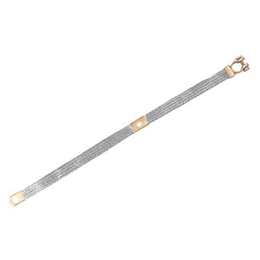 Imagem de Cordoalha Estanhada 50Cm 1 Ponteira 1 Terminal Com Furo No Meio Santana