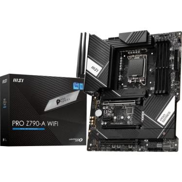 Imagem de MSI Placa-mãe PRO Z790-A WiFi ProSeries (suporta processadores Intel de 12ª/13ª geração, LGA 1700, DDR5, PCIe 5.0, M.2, LAN de 2,5 Gbps, USB 3.2 Gen2, Wi-Fi 6E, ATX)