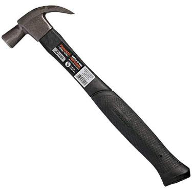 Imagem de Martelo de Unha Cabo Alma de Aço Famastil – Cabo de Aço com Revestimento em Polietileno – 20 mm – Aço Temperado e Forjado – Preto Foxlux