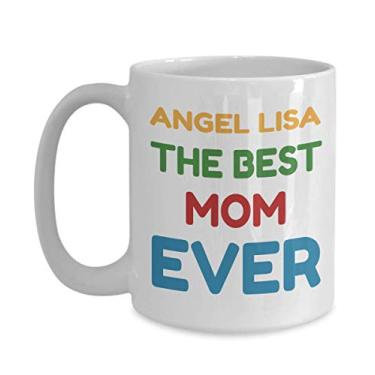 Imagem de Caneca personalizada para mãe - Caneca personalizada com imagem de mãe - Presentes para mãe - Adicione foto e nome para sua mãe - Ideia de presentes para o dia das mães - Caneca de café de 425 g