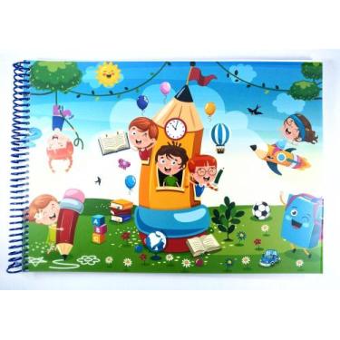 Caderno com 14 Desenhos Natalinos para Colorir