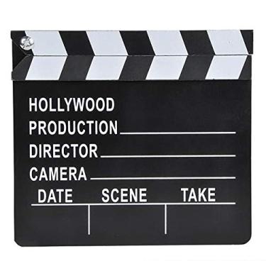 Imagem de Placa de proteção para quadro de garra do filme Hollywood, placa de apoio do diretor, 17,78 x 20,32 cm