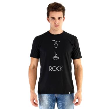 Imagem de Camiseta Ouroboros Manga Curta Design+Café+Rock-Masculino