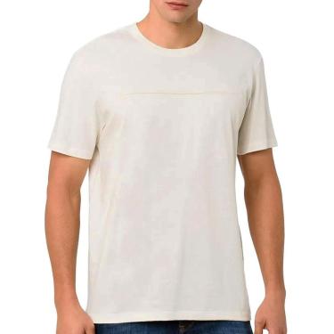 Imagem de Camiseta Calvin Klein Jeans Masculina Sustainable Sash Logo Off-White-Masculino