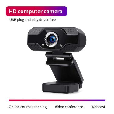 Imagem de 1080P Full HD Webcam 4K Web Camera com microfone embutido 3D dnr 1080P HD Computador pc Câmera USB Driver Free Video Webcam