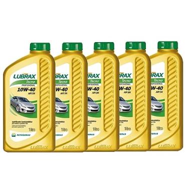 Imagem de Kit troca de Óleo 5 Litros Lubrax 10w40 Tecno Semissintético para Chevrolet Renault Volkswagen Nissan