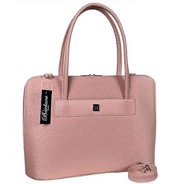 Imagem de Bolsa Notebook Feminina Pasta Maleta Executiva Fashion Elegante Tablet (Rose-riscadinho)