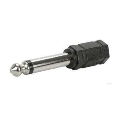 Imagem de Conector Emenda Adaptador P2 Fêmea X P10 Macho Mono, Conversor P3, Cabo P2, Extensor P10
