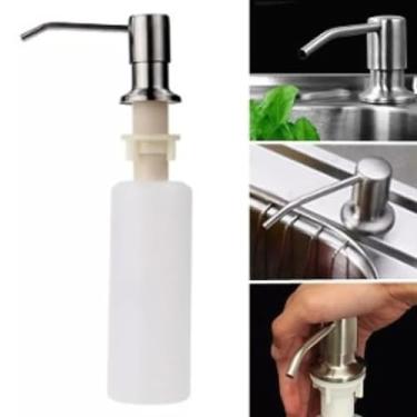 Imagem de Dispenser e Dosador Bancada Sabão Líquido e Detergente 300ml GH051