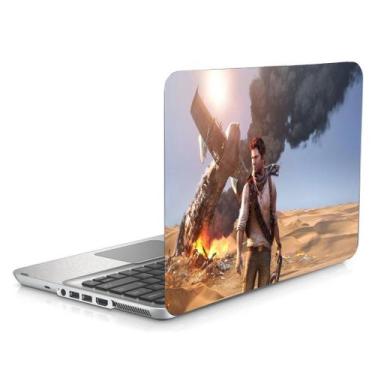 Imagem de Skin Adesivo Protetor Para Notebook 15 Wide Uncharted Nathan Drake B1