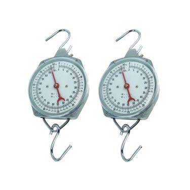 Imagem de Kit 2 Dinamômetro Circular Faixa 0 A 50Kgf Indicação Analógica Tipo Relógio Ar-1050 Portátil Instrutherm