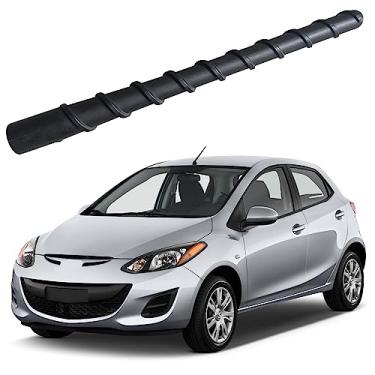 Imagem de Antena de borracha espiral flexível de 17 cm para Mazda 2 (2011-2015), à prova de lavagem de carro – Substituição interna do mastro da antena de bobina de cobre