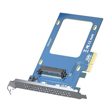 Imagem de Placa adaptadora U.2 SFF-8639 para PCIe NVMe SSD, placa de expansão PCIe 3.0 X4 para SSD U.2 NVMe de 2,5 polegadas ou SSD SATA de 2,5 polegadas, suporte de perfil completo