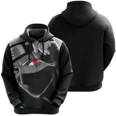 Imagem de Blusa Moletom Sublimação Blusão Full Print com Capuz Anime Novidade-Unissex