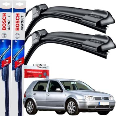 Imagem de Par Palheta Limpador Parabrisa Dianteiro Silicone Bosch Paleta Golf IV 2007 á→2008