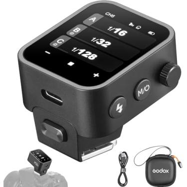 Imagem de Godox Disparador de flash sem fio X3-C TTL para Canon - Tela sensível ao toque inovadora, design compacto e recursos versáteis para controle de iluminação sem esforço