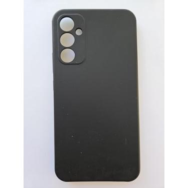Imagem de Capa Capinha Case Compatível com Samsung Galaxy A34 5G, Silicone Aveludada, Com Proteção de Câmera (Preto)