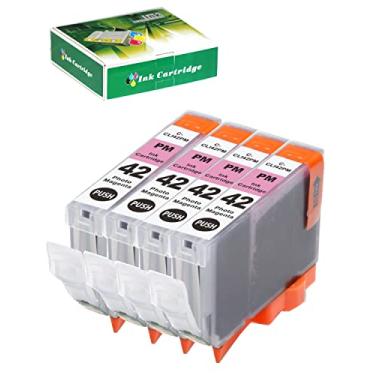 Imagem de CLI42 PM Ink Cartridges Compatible Replacement for Canon CLI42 CLI-42 Photo Magenta Work for Pixma Pro-100S Printers (CLI-42PM 4 Pack)