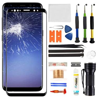 Imagem de Zgxhga Substituição de tela para Samsung Galaxy S9 Plus, tela de substituição para Galaxy S9 Plus Series 6,2 polegadas, kit de substituição de vidro temperado com ferramentas de reparo (sem OLED e digitalizador de toque)