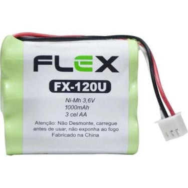 Imagem de Bateria P/ Telefone sem Fio 3,6 AA 1000MAH FLEX