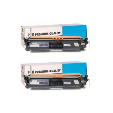 Imagem de Kit 2 Toner Compatível CF 217A Com Chip Para impressoras Laserjet M102