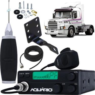 Imagem de Rádio Móvel Px 40 Canais Rp-40 Antena Maria Mole 2,70 metros Cabo 5,5 
