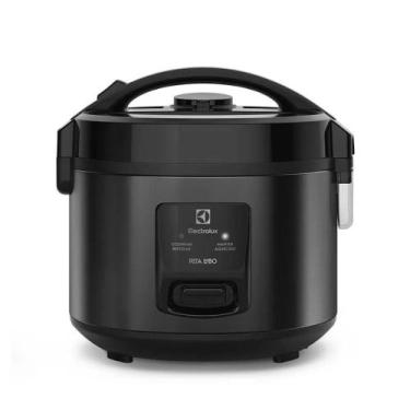 Imagem de Panela de Arroz Elétrica Electrolux 2L Cor Preto Inox Efficient 2 em 1