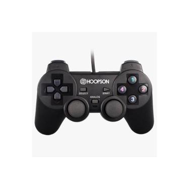Imagem de Joystick Gamer Usb C/ Fio P/ Pc Dual Shock Vg-018 Preto hoopson [F086]