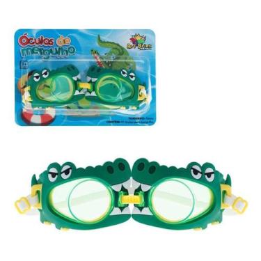 Imagem de Óculos Mergulho Infantil Jacaré Super Ajustável Natação - Art Brink, J