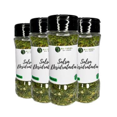 Imagem de Salsa Desidratada 100% Pura Premium Sabor Autêntico Pote com Dosador K