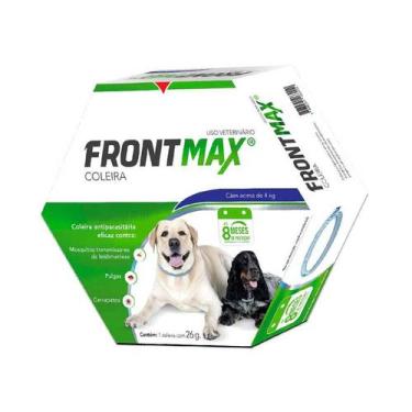 Imagem de Coleira Anti-Pulgas Frontmax para Cães - Cães Acima de 4kg - Vetoquino