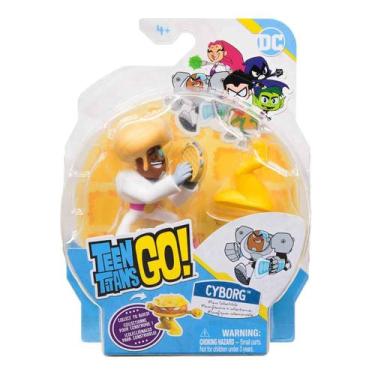 Imagem de Boneco Ciborgue + 1 Peça Robô de Hamburguer - Jovens Titãs - TEEN TITA