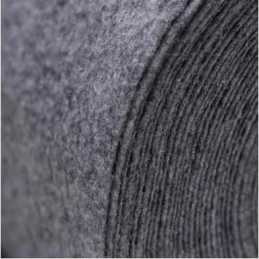 Imagem de Tapete Carpete Forração Liso Colorido Venda por M² Decoração Eventos Automotivo Casamento Residencial (Cinza)