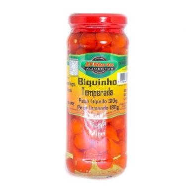 Imagem de Pimenta Biquinho Temperada em Conserva 310gr - D'Horta Alimentos