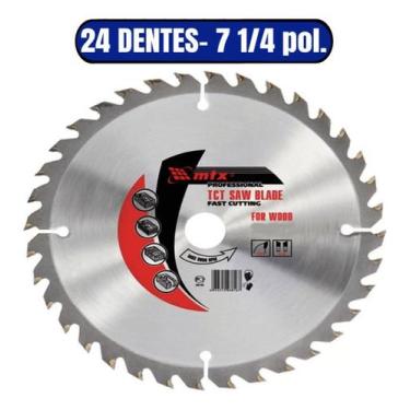 Imagem de Disco Lamina Serra Circular Widea 185mm 7.1/4 X 24 Dentes - MUNDO DAS 