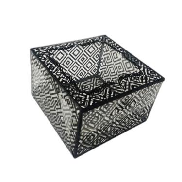 Imagem de Kit 10 Caixas Para 4 Brigadeiros Com Berço Preto Em Acetato - Embala C