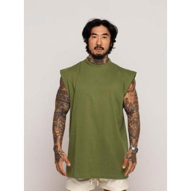 Imagem de Regata Oversized  Premium  - Thpe Store, Verde musgo, GG