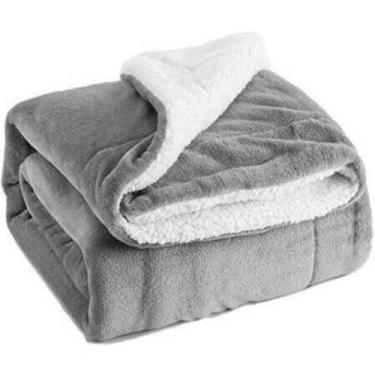 Imagem de Manta Sherpa Para Bebe Dupla Face - REMI ENXOVAIS, CINZA