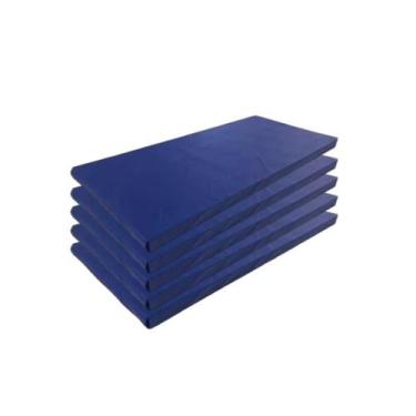 Imagem de Kit 05 Colchonetes Academia Ginástica Impermeável Espuma Colchão Abdom