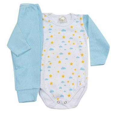 Imagem de Kit Body Bebê 3 Peças Menina Roupas de Bebê - Lolitas, M
