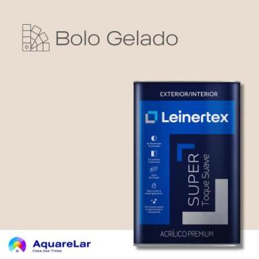 Imagem de Super Acrílica Leinertex Toque Suave Acetinado 18L, BOLO GELADO