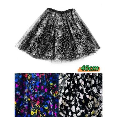 Imagem de Saia Tule 40cm Halloween - Diversos Modelos Feminina Menina Festas - U