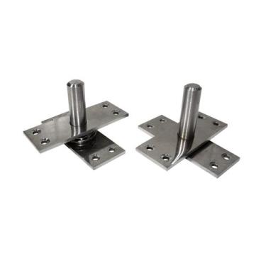 Imagem de Dobradiça Pivô Para Porta Aço Inox Com Rolamento 100 Kg - Sl, Aço