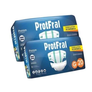 Imagem de Kit 2 Fraldas Protfral Premium Tamanho:G