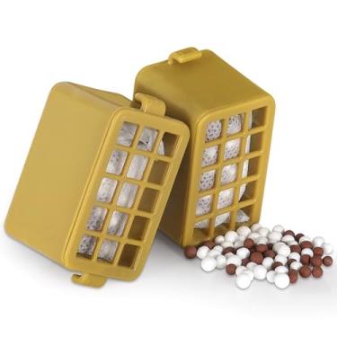 Imagem de Eckpo Pacote com 2 filtros de substituição para alimentador de água potável Eckpo réptil, caixas de filtro de fonte de filtragem para lagartixa camaleão e sapo de árvore