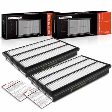 Imagem de A-Premium Filtro de ar do motor de 2 peças compatível com Mitsubishi Montero 2001-2006, 3,5L 3,8L, número de substituição MR404849, MR571476