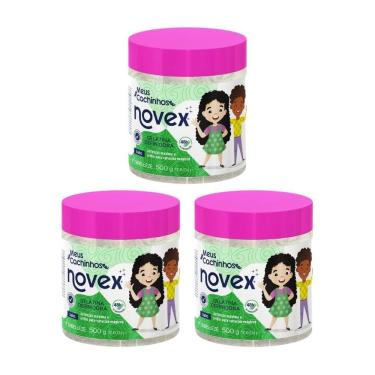 Imagem de Gelatina Novex Meus Cachinhos Definicao 500G - Kit Com 3Un