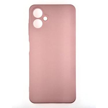 Imagem de Capa Capinha Compativel com Samsung Galaxy A06 Silicone Macia Veludo Forro Interno Premium Rosa Bebe